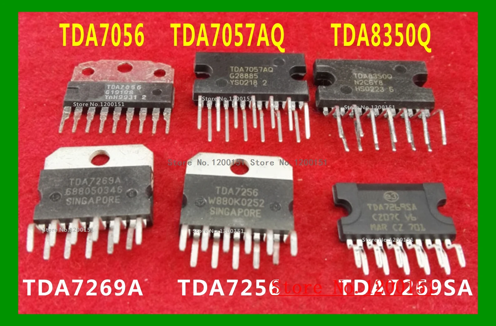 TDA7056A TDA7056B TDA7057AQ TDA8350Q TDA7269A TDA7256 TDA7269SA ZIP