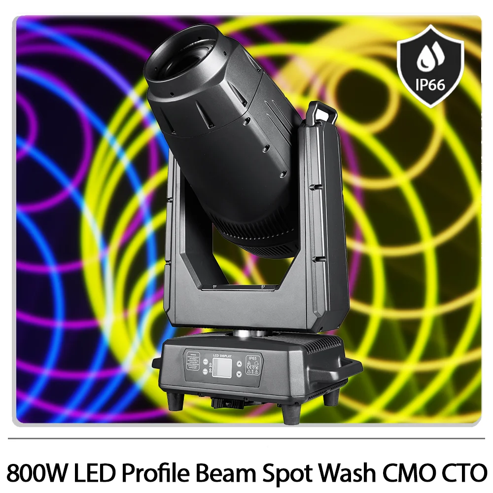 

Светодиодный водонепроницаемый луч мощностью 800 Вт, точечный светильник 4 в 1, подвижный головной светильник с CMO CTO 15 Gobos, 3 призмы, фокус DMX512 для диско-клуба DJ