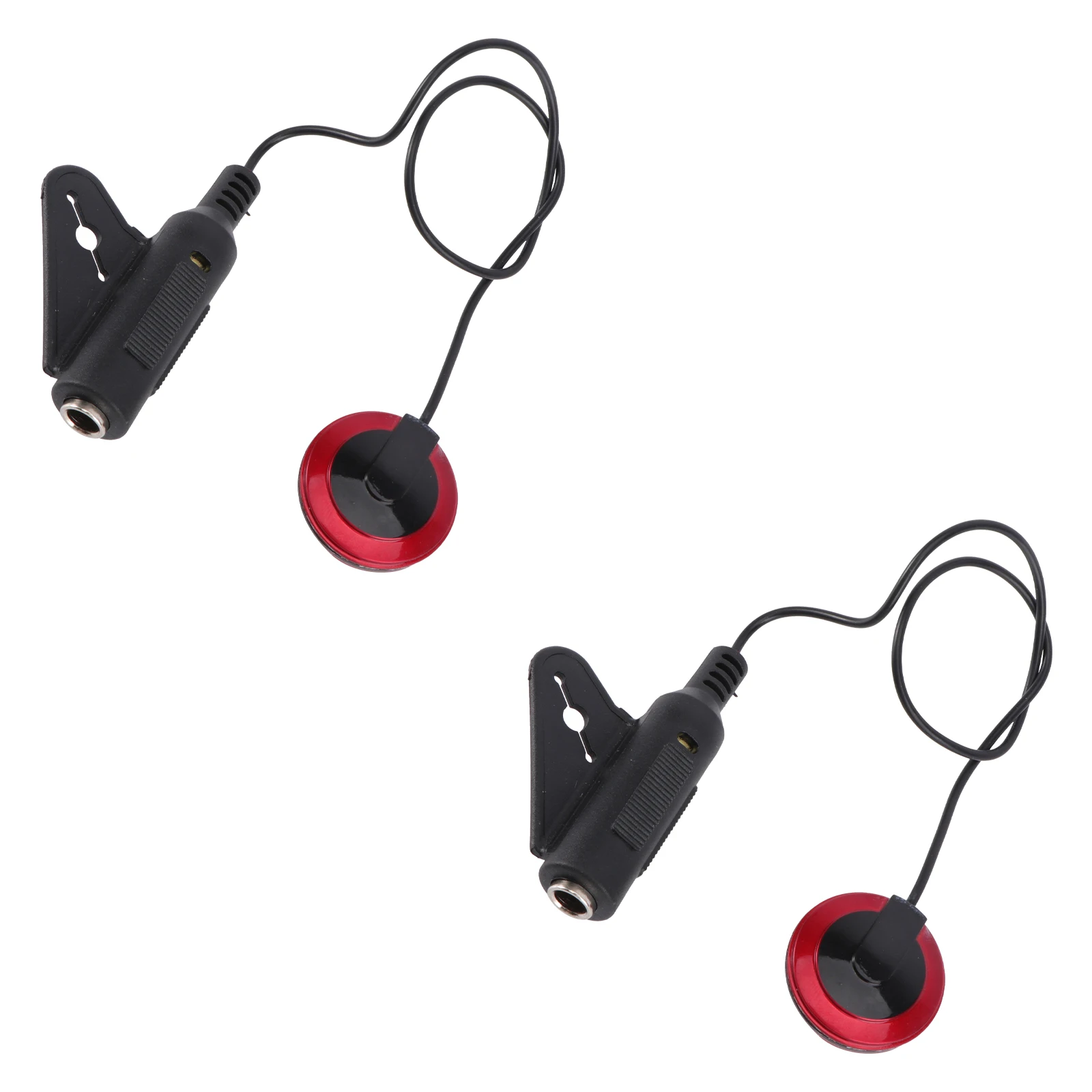 

2 set 2 Sets Piezoelectric Guitar Pickup For Acoustic Violin Ukulele Banjo Mandolin With 6.35Mm Jack Self-Adhesive Mounting Easy