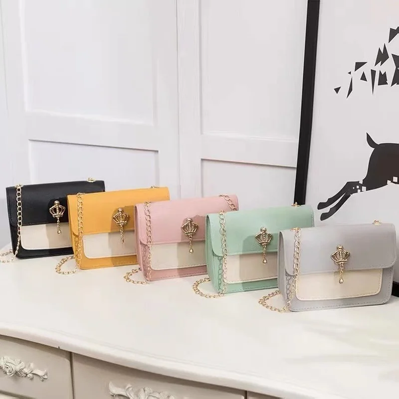 Fashion New Women Crossbody Bag PU Leather Small Flap Messenger Bag for Ladies Sling Bag Mobile Phone Wallet Summer Handbags