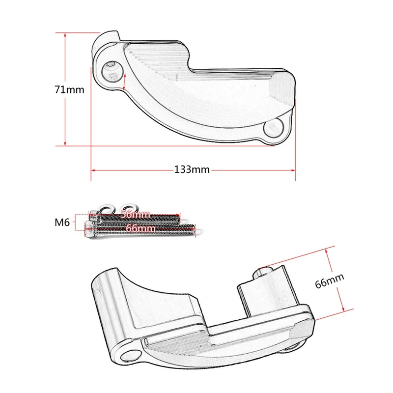 Left Side Engine Case Guard Cover Protector Slider For  1290 Super Duke R / GT ADV RC8 2013 2014 2015 2016 2017 2018 2019