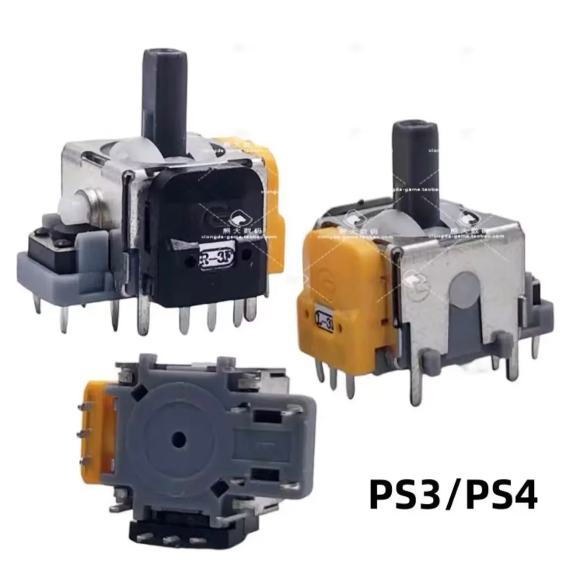 10 قطعة عصا التحكم الكهرومغناطيسية بتأثير القاعة لـ PS5/PS4/Xbox One/Series تحكم ثلاثية الأبعاد وحدة استشعار عصا تناظرية إصلاح