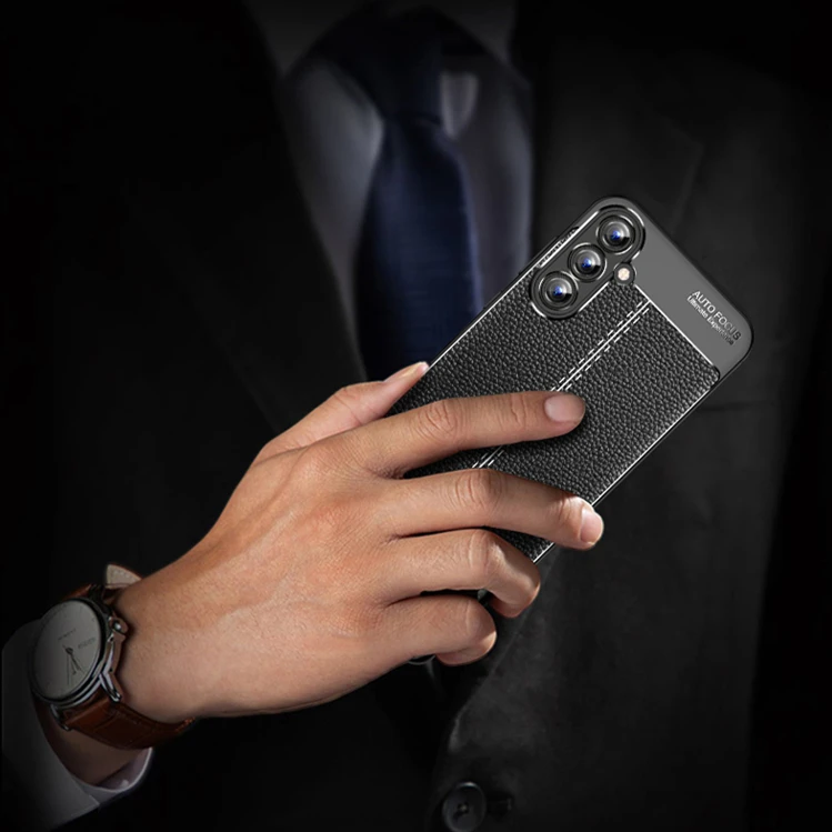 For Samsung Galaxy A55 Case Samsung Galaxy A54 A55 5G Case Luxury Original TPU Shockproof PU Leather Silicone Cover Samsung A55