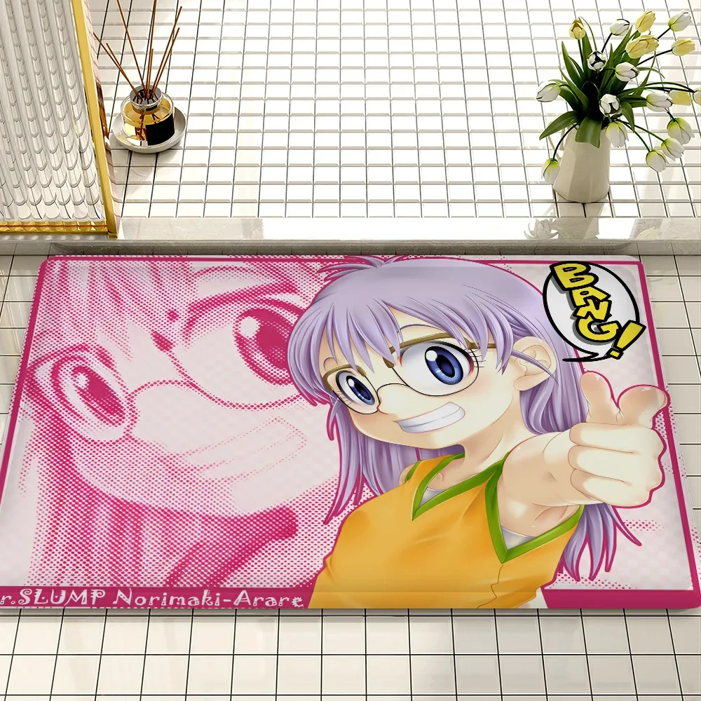 Dr Slump Floor Mat Rectangle Anti-slip Home Soft Badmat Front Door Indoor Outdoor Mat Welcome Doormat