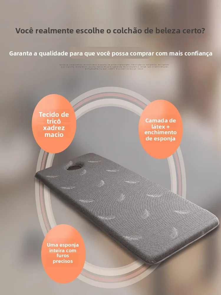 beauty-latex-sponge-mattress-anti-slip-massage-pad-therapy-thickened-with-hole-bedding-accessories-compression-roll-modern-si