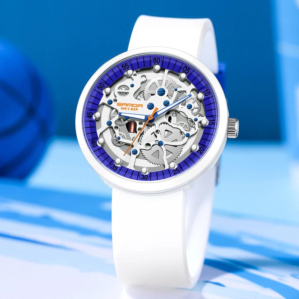New Men's Sports Quartz Watch, Rubber Strap, Unisex, Suitable for Casual Wear and Holiday Gifts, Casual Wear Watch |   Minimalist Watch |   Durable Watch