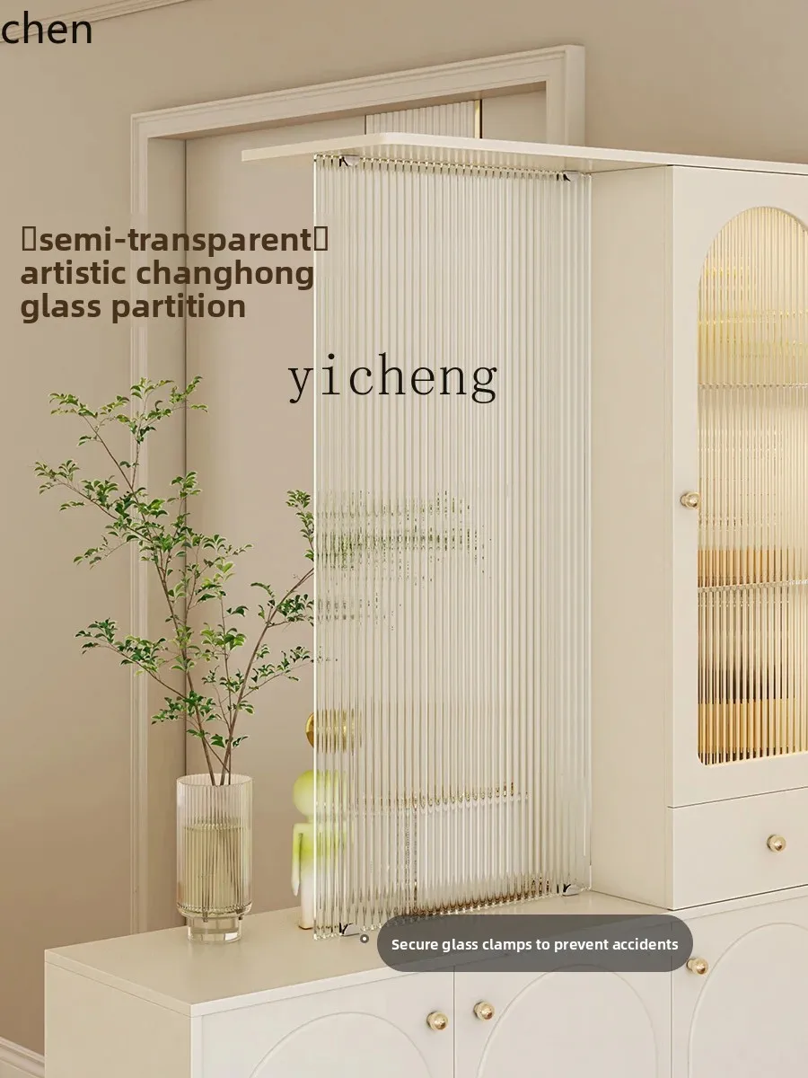 ZML Entryway Cabinet Screen Integrated Living Room Double-Sided Cabinet Modern Partition Cabinet 3