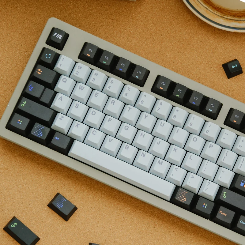 FBB Keycaps Mesh PBT DYE-SUB Cherry Profile Mechanical Keyboard Keycap Customized MX Switches For DIY Accessory Gaming Office