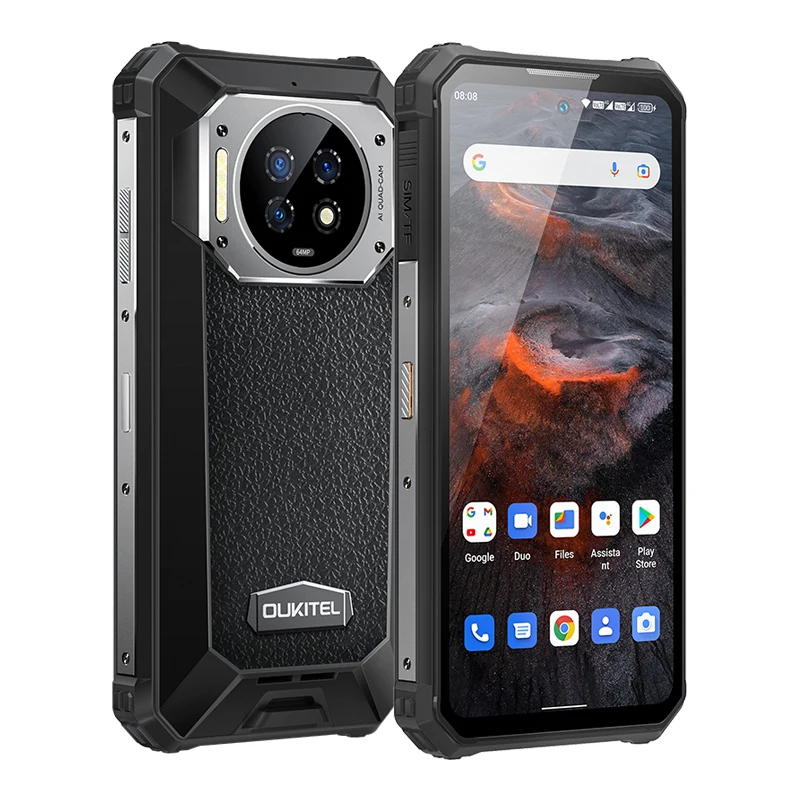 Original Global Oukitel Wp19 Durable Smartphone 21000 Large Battery 8g+256g Night Vision 64mp Camera 6.7-inch Mobile Phones