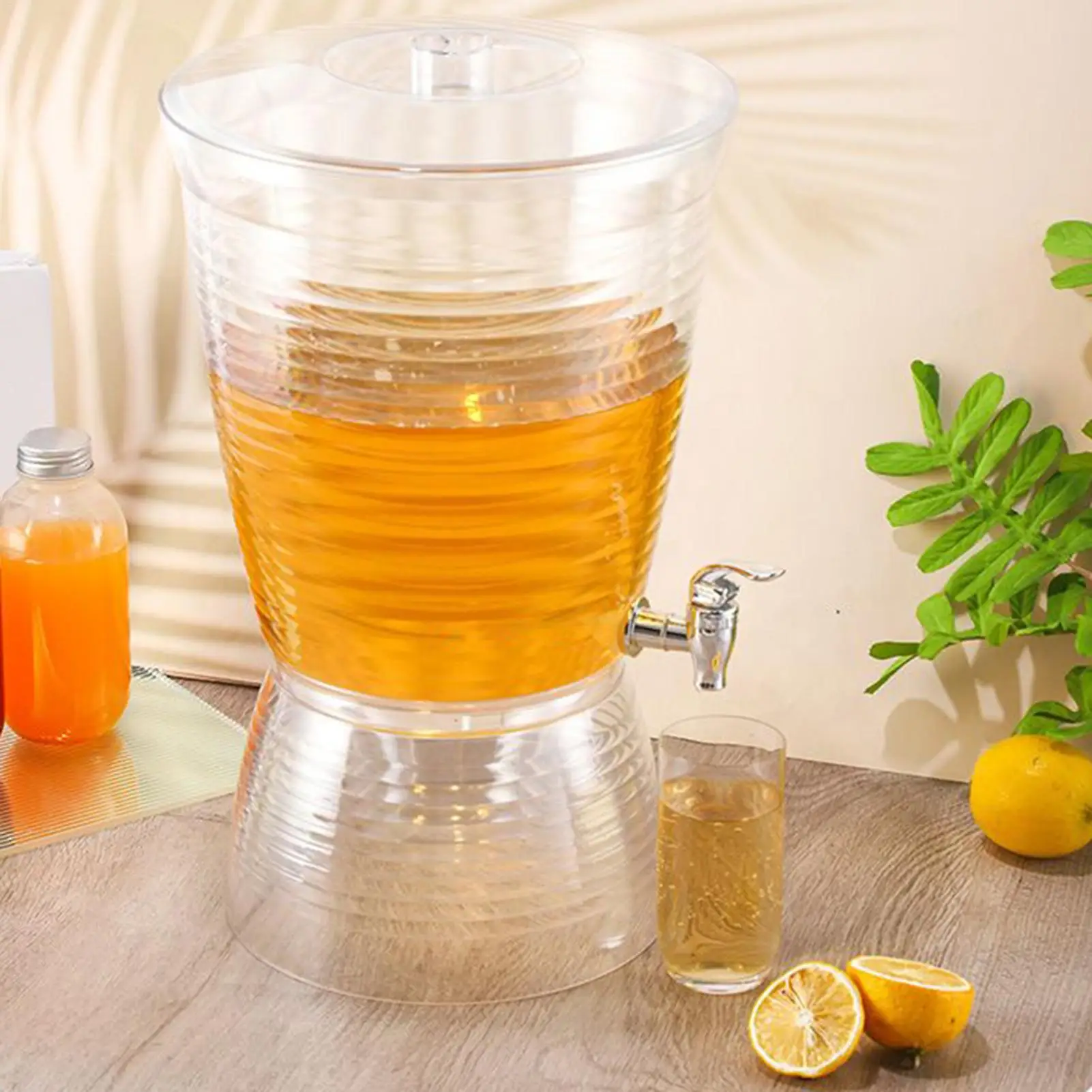 

Beverage Dispenser With Faucet 10L Juice Dispenser Beer Pitchers For Countertop Tea Commercial Pantry Kitchen Coffee Home Iced