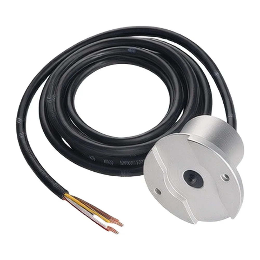 Water Immersion Sensor with LED Leak Detection Alarm 60mm Metal Housing 316 SS Probe 5-Core Cable 5V 12V 24V 8-30V DC Input