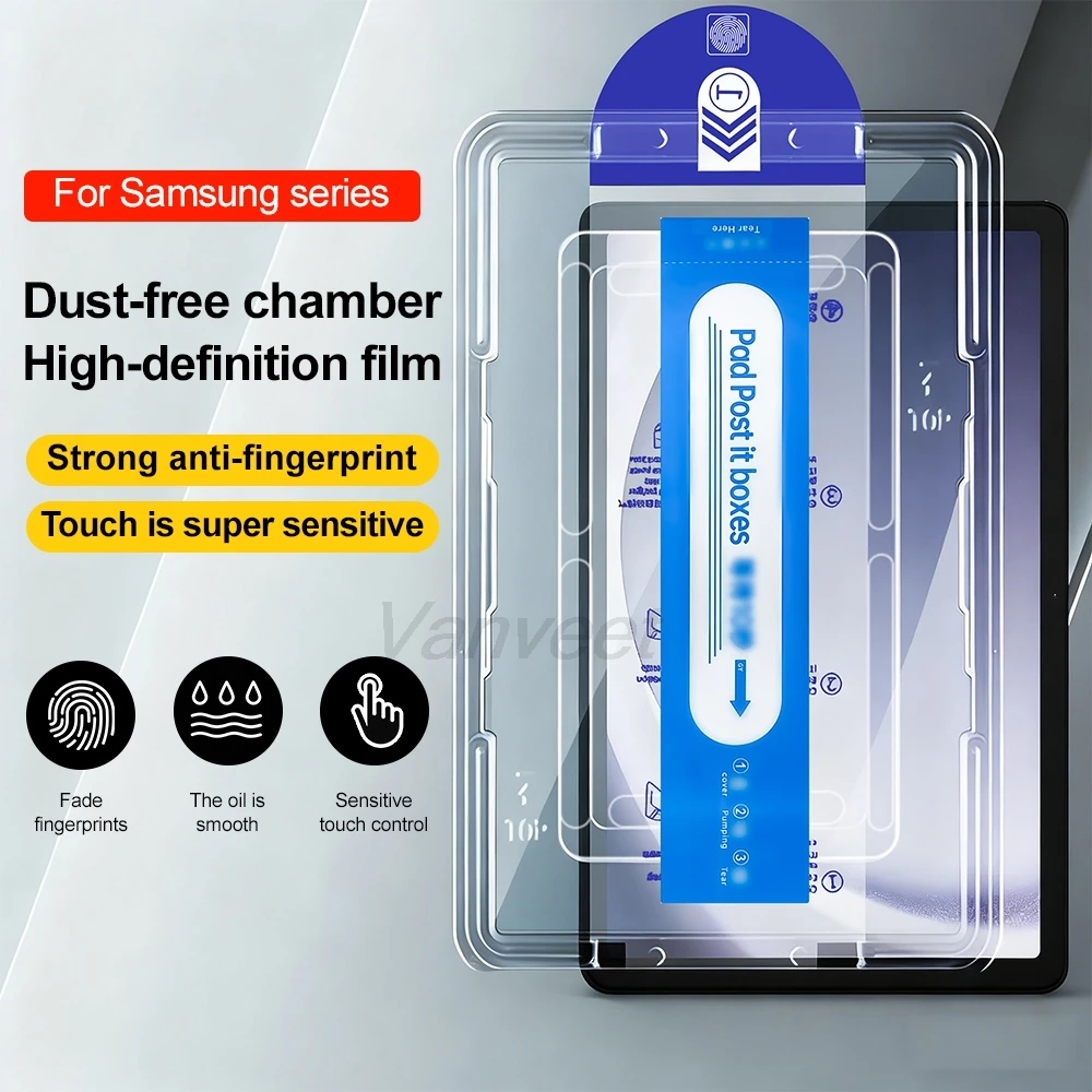 

Screen Protector Easy Installation For Xiaomi Pad 6 Pro 5 Redmi Pad SE Samsung Tab S9 S7 S6 Lite For iPad Air 11 Tempered Glass