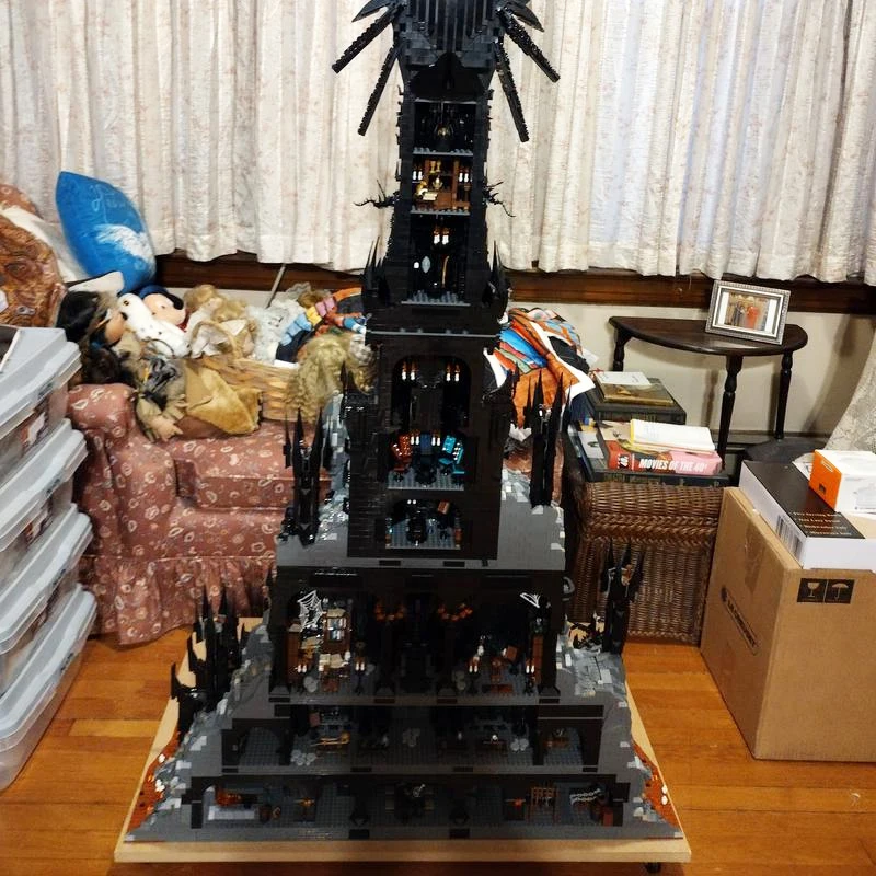 17693pcs MOC Barad Dur Complete Bundle Hobbit Lord Rings The Model Building Blocks Architecture Toy Christmas Gifts Brick Kids