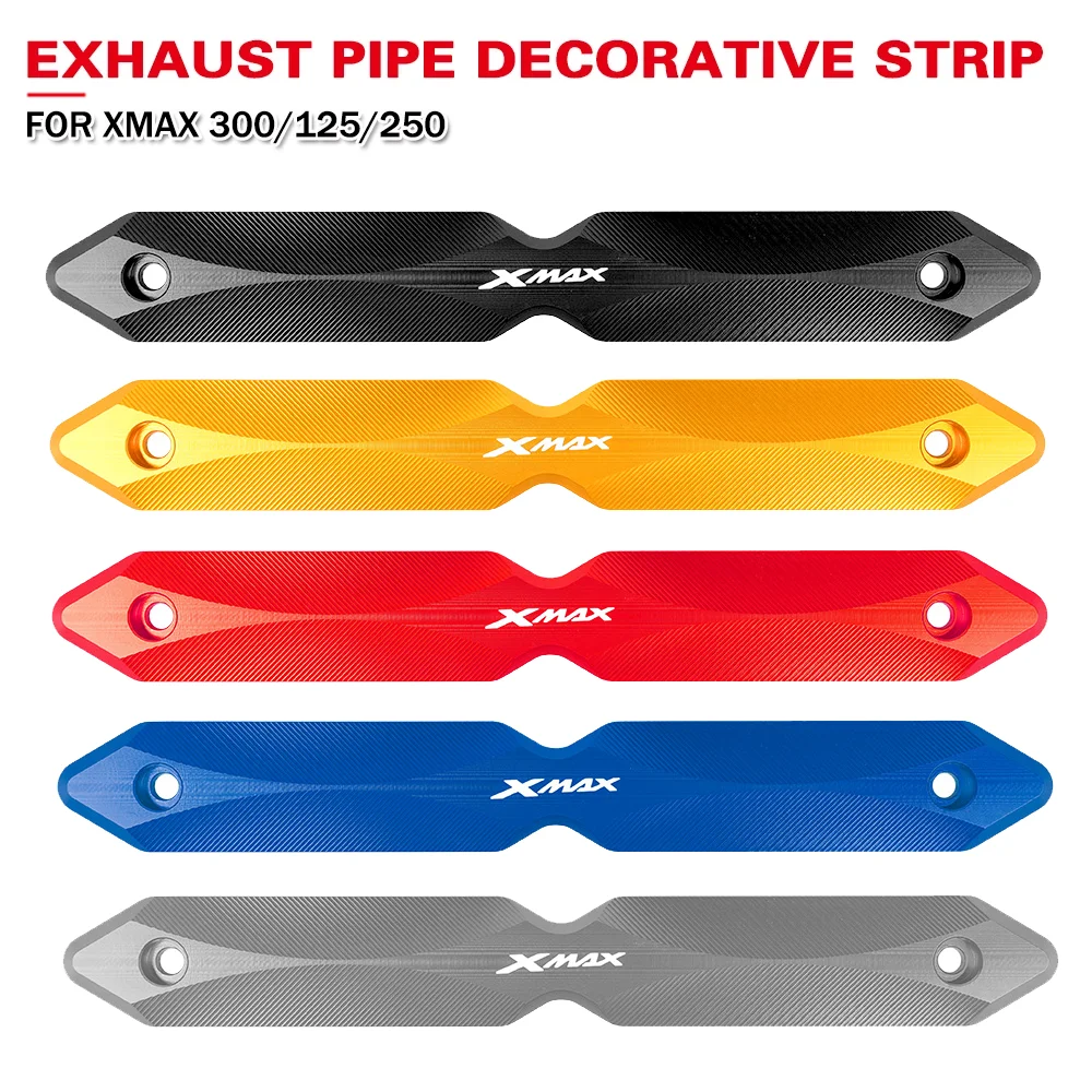 

Motorcycle Exhaust Pipe Decorative Strip Tirm For Yamaha XMAX300 XMAX250 XMAX125 XMAX 250 300 125 Tailpipe Heat Shield Cover