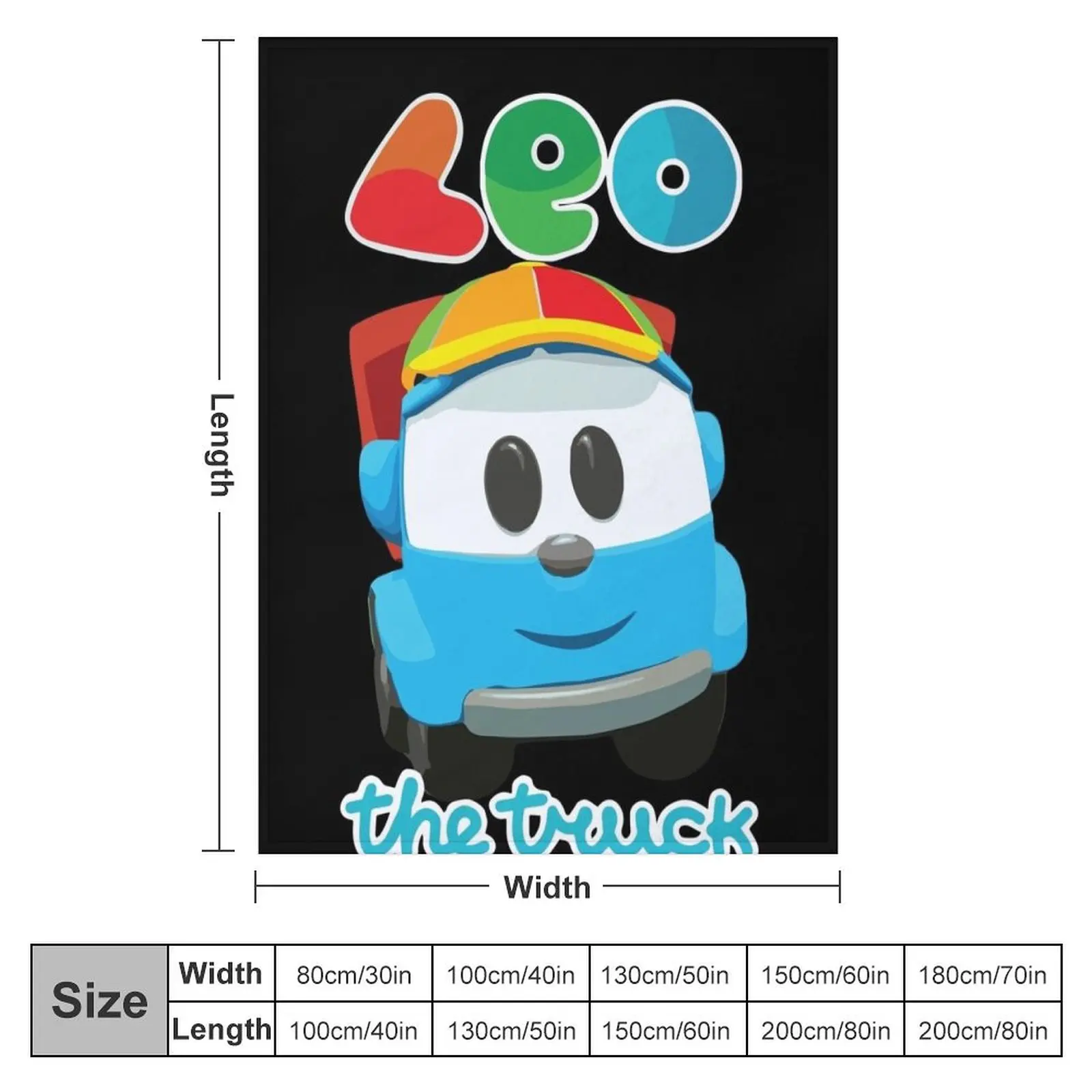 LEO the truck summer hat Throw Blanket Soft Beds Fluffys Large Blankets