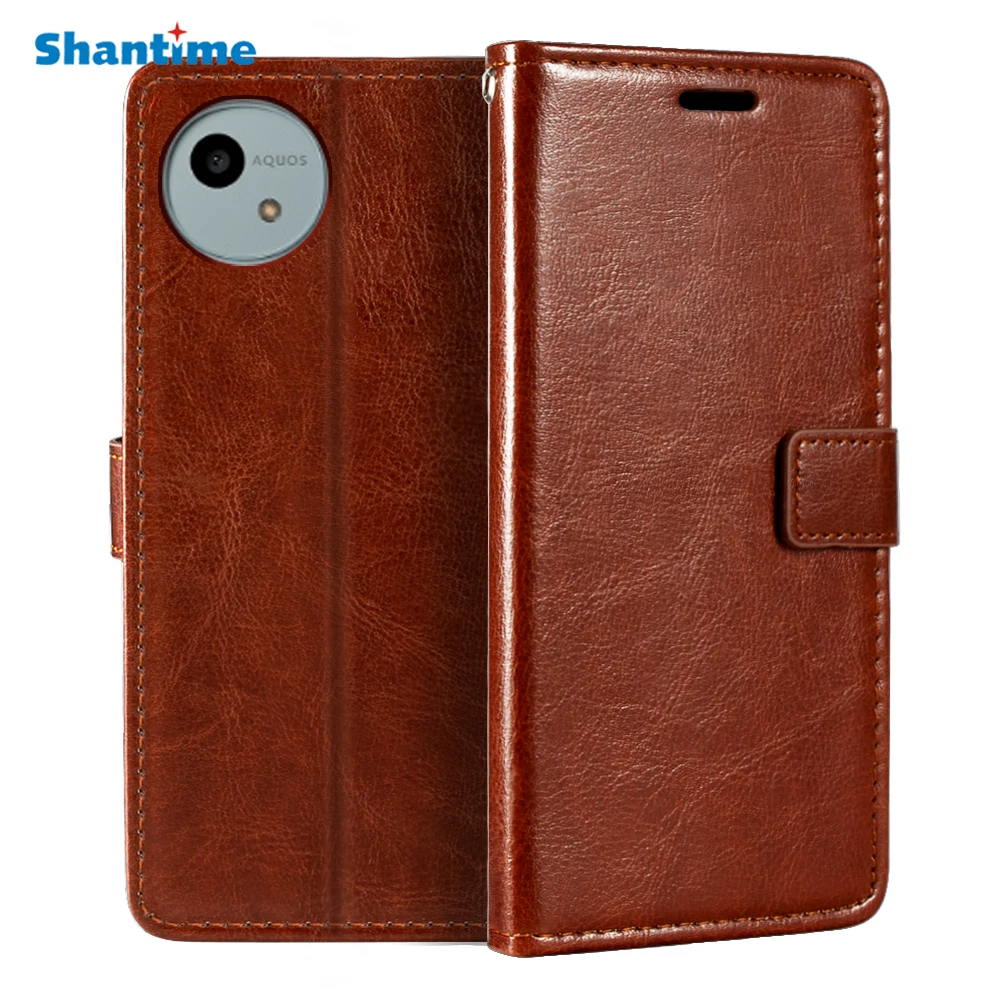 Case For Sharp Aquos Wish 4 SH-52E Wallet Premium PU Magnetic Case Cover With Card Holder And Kickstand For Aquos Wish 4 SH-52E