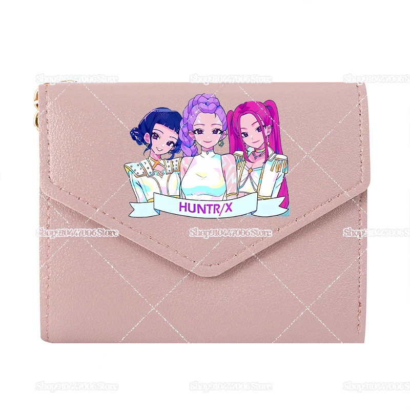 Kpop شيطان الصيادين النقدية المغلف المحفظة للفتيات أنيمي المال كليب رومي ميرا زوي حاملي بطاقات النساء محفظة نسائية للعملات المعدنية حقائب الموضة #6
