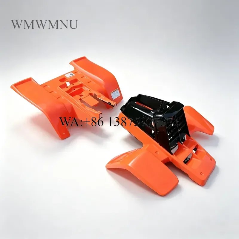 Wmwmnu New Orange Plastic Body Kit Front Rear Fenders for Banshee 350 YFZ350 1986-2006 ATV Parts Replacement