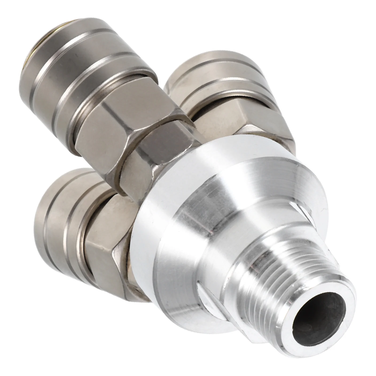 

Pneumatic Connector 3 Way Air Manifold Quick Coupler Steel Air Hose Fittings Splitter Couplers Pneumatic Systems