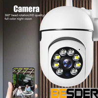 4MP 2K Outdoor WiFi Camera - Surveillance with Night Vision Full Color AI Human Tracking 4X Digital Zoom Video Security Monitor