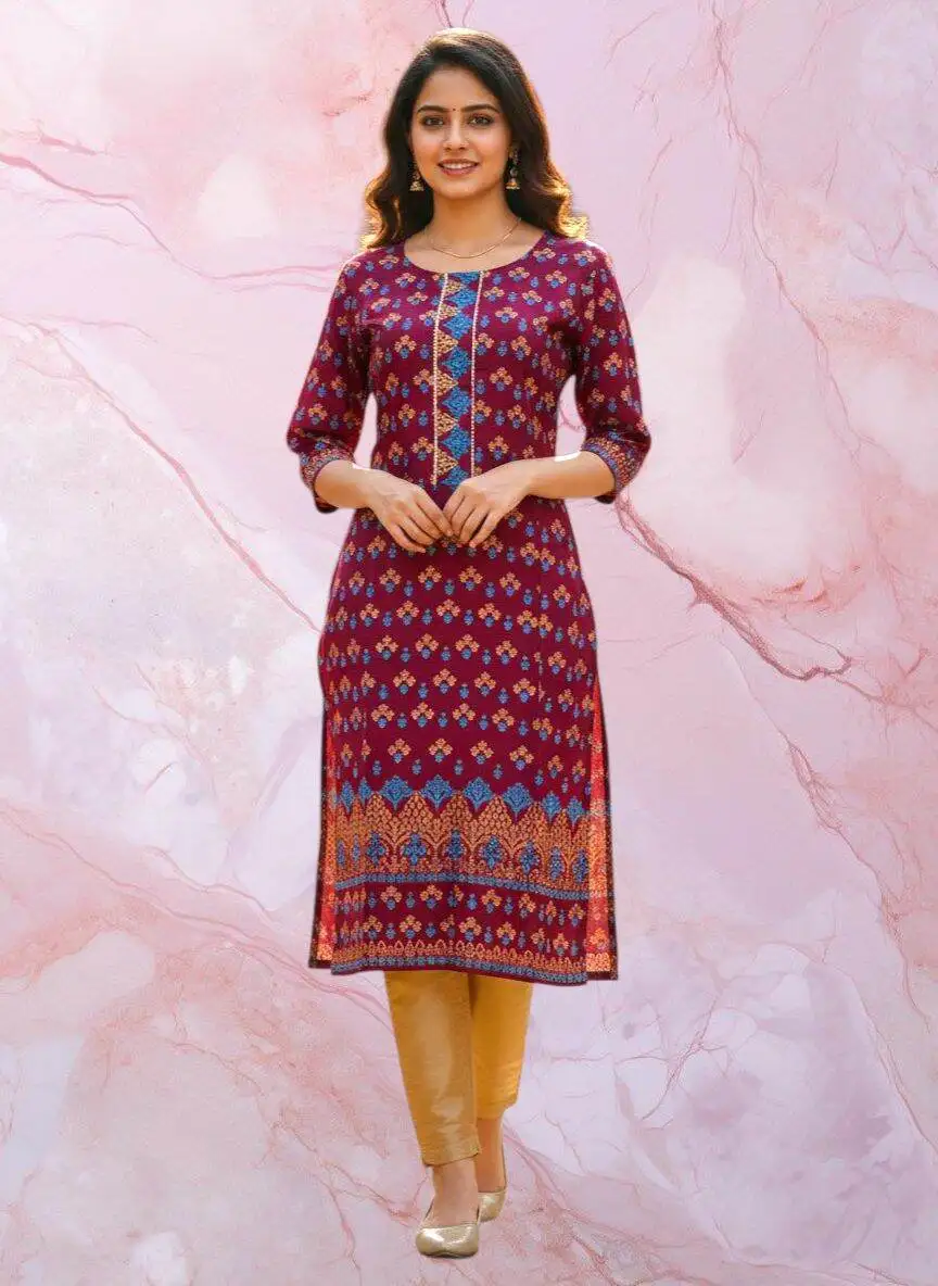 2026 Women's kurt fashionable and elegant long sleeved straight tube casual o-neck peacock pattern new comfortable dress