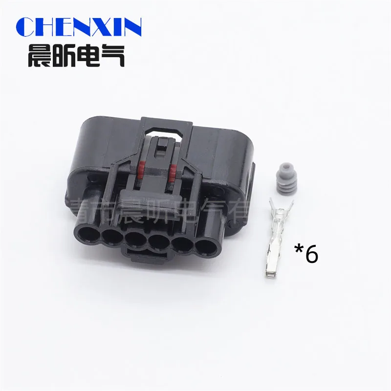 car accessory 6 Pin 6188-0658 6189-1012 1.2mm Automotive Connector Waterproof LED Light Lamp Socket