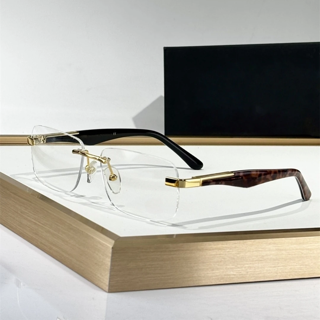 ユニセックス長方形厚いアセテート休暇眼鏡フレームアーティスト I 旅行スタイリッシュな男性眼鏡フレーム