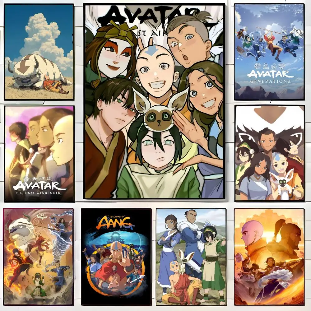 Fantasy Animation A-avatar: The Last Airbender Poster Wall Art Print Decorative Mural Home Decor Gift Unframed