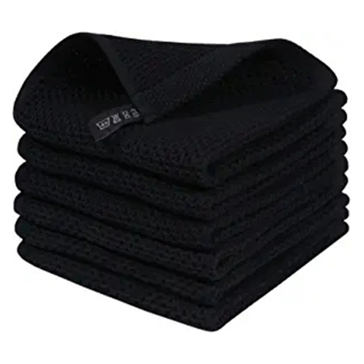 ABNQ Kitchen Towels, 6Pcs Weave Ultra Soft Absorbent Dish Towels Quick Drying Dish Cloths, 12In