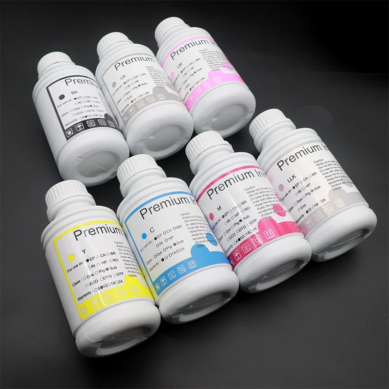 1000ml Compatible Epson Thermal Transfer Ink EPSON P7580 Large Format Inkjet Printer DTF Ink Ironing Phone Case Transfer Ink