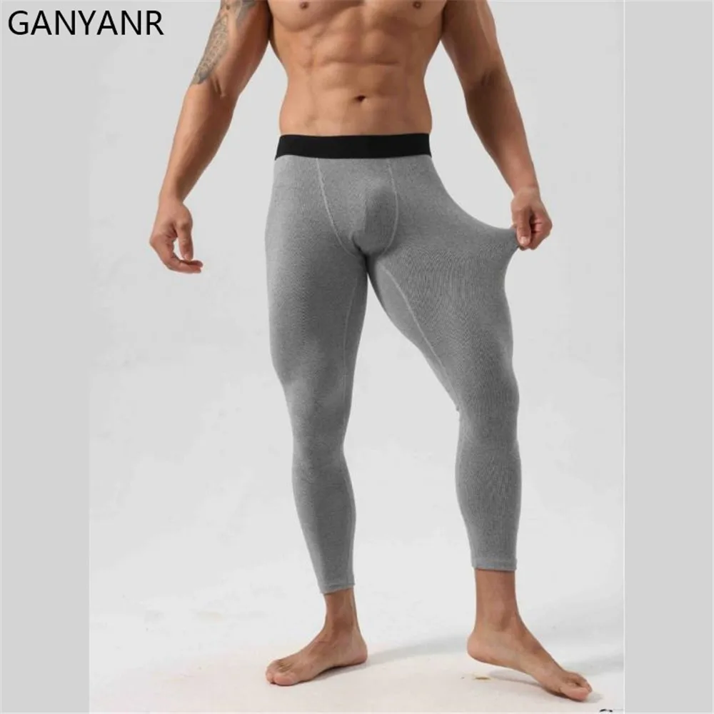 Conjunto Esportivo Masculino GANYANR, Ginásio Sportswear, Treino, Sweatsuit, Jogging, Combinando Roupas, Fitness Wear Futebol, Frio Treino Terno