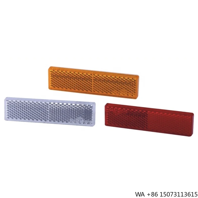 Italian Flag Rectangular Self-Adhesive Reflective Sticker