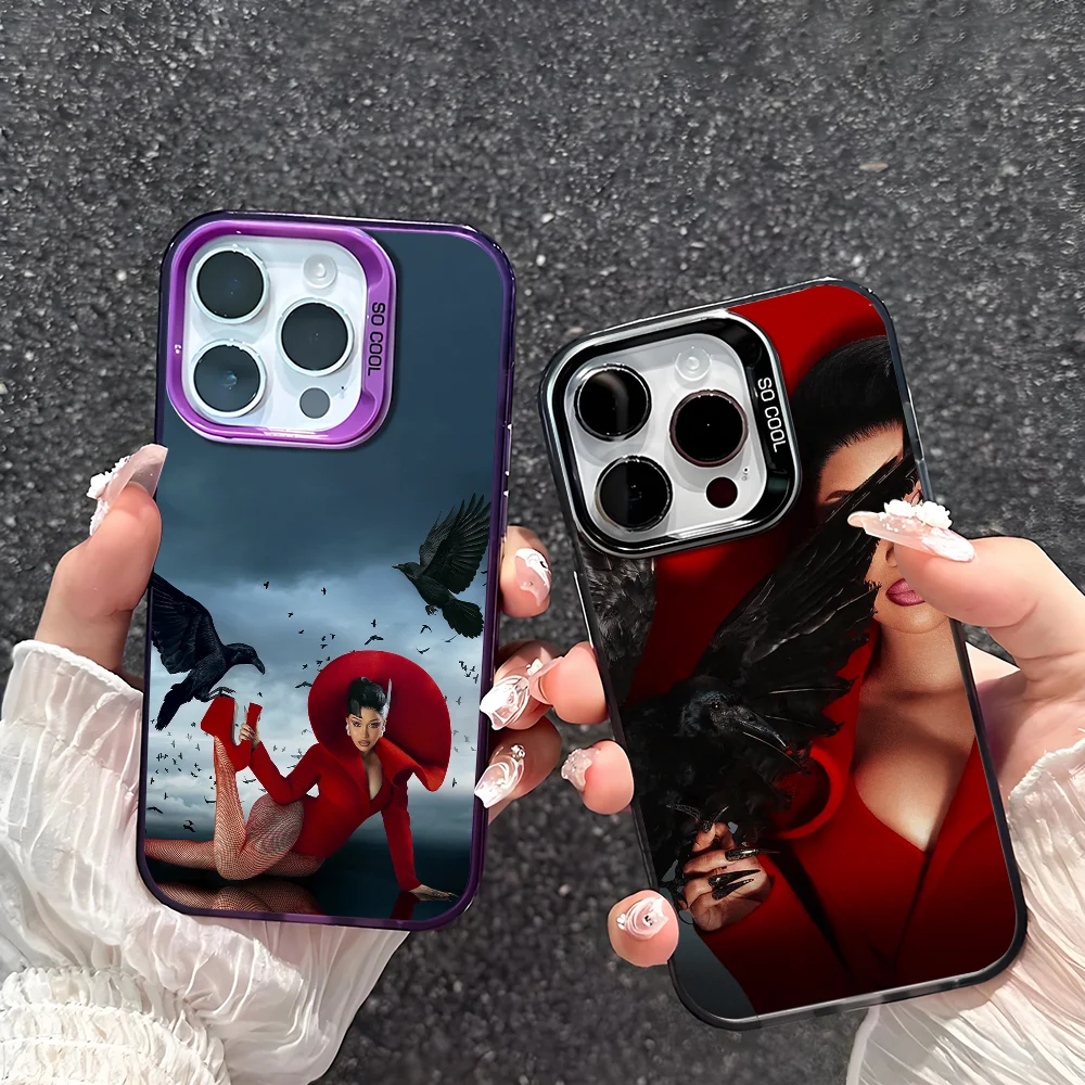 

Cardi B Am I The Drama Album Phone Case For Samsung Protective Protective IMD Color Cover S25 S24 S23 A07 A17 A06 4G 5G