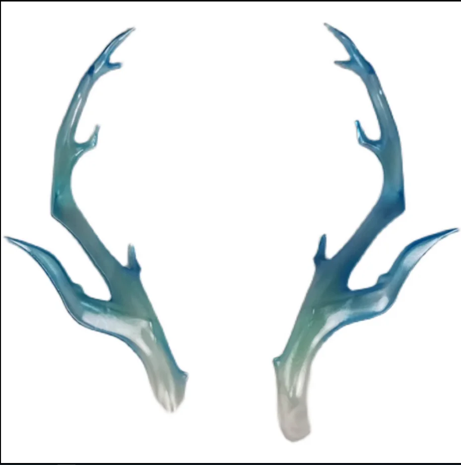 

King of Glory Xishi Cos Horn Swim Dragon Shadow Ear Dragon Horn Headwear