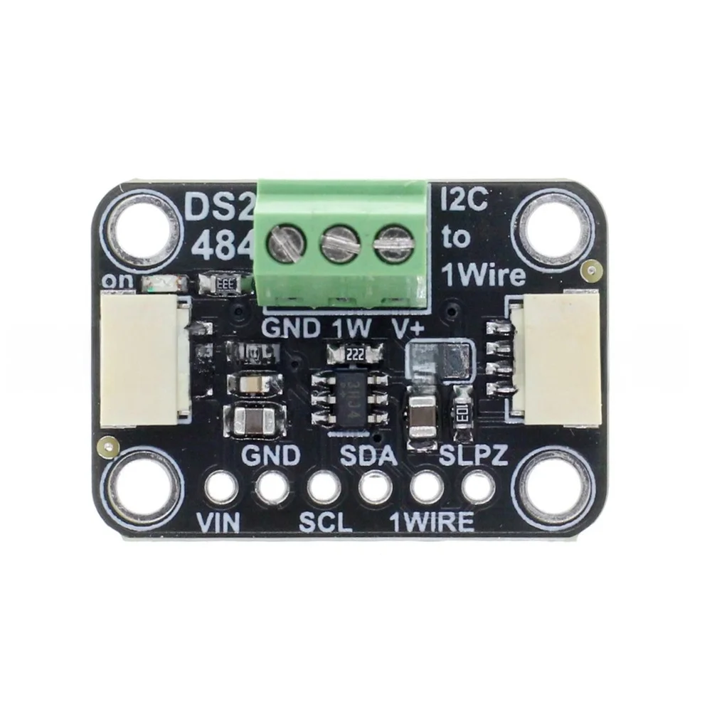 DS2484 I2C to 1Wire Converter Board for Microcontroller Projects with 2.5V to 5.5V Supply and -40C to +85C Operation
