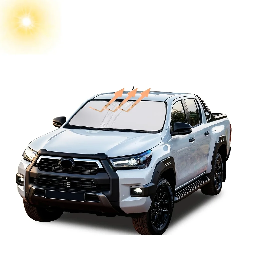 

Suitable for Toyota Hercules, front windshield sunshade, car windshield parasol, sun visor, cooling and UV protection