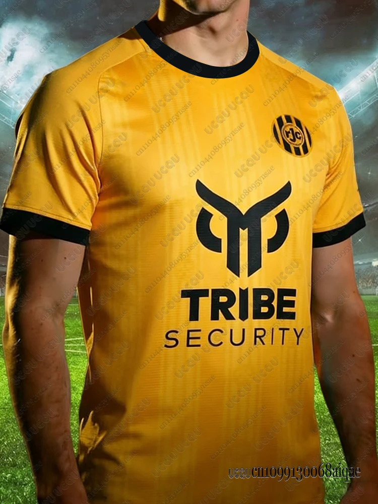 

Летние футбольные майки сборной Нидерландов для мужчин, быстросохнущие велосипедные футболки, домашняя форма сборной Нидерландов Roda JC 25-26 для взрослых/детей, командная униформа