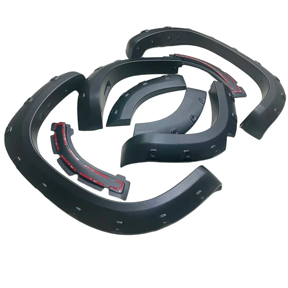 مشاعل حاجز السيارة لسيارة تويوتا لاند كروزر برادو 150 LC150 FJ150 حاجز تعديل عجلة قوس مع غطاء المكسرات حامي