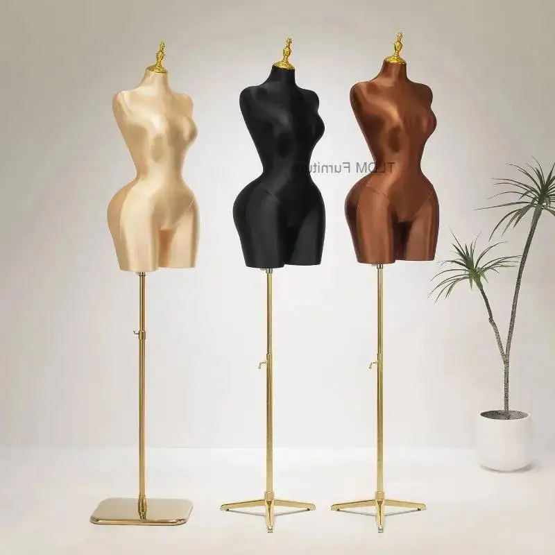 

Full Display Mannequin European Slim Style Stand Women's Hips Clothing Waist Half-body Dummy Store Window Female Mannequin FYMQ