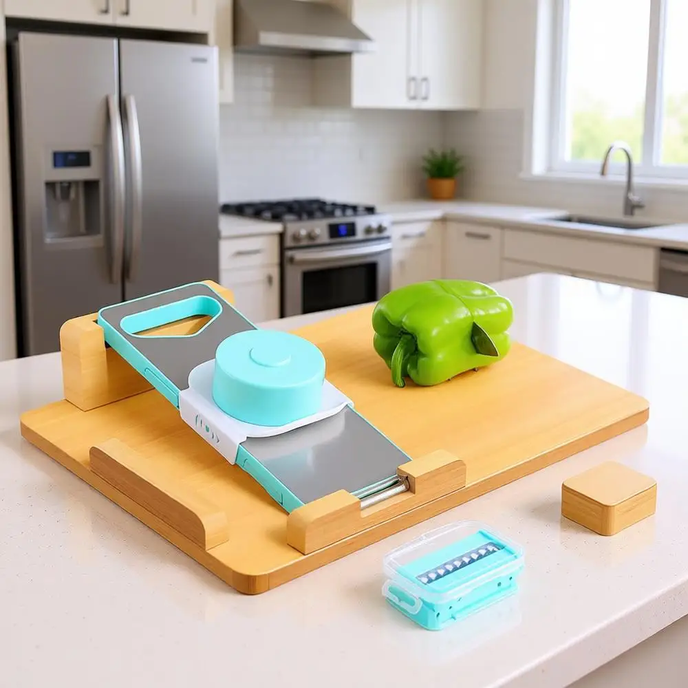 

Противоскользящая разделочная доска с ограничителями для хлеба и шипами – идеально подходит для людей с ограниченными возможностями и ампутантов – для нарезки и измельчения одной или двумя руками