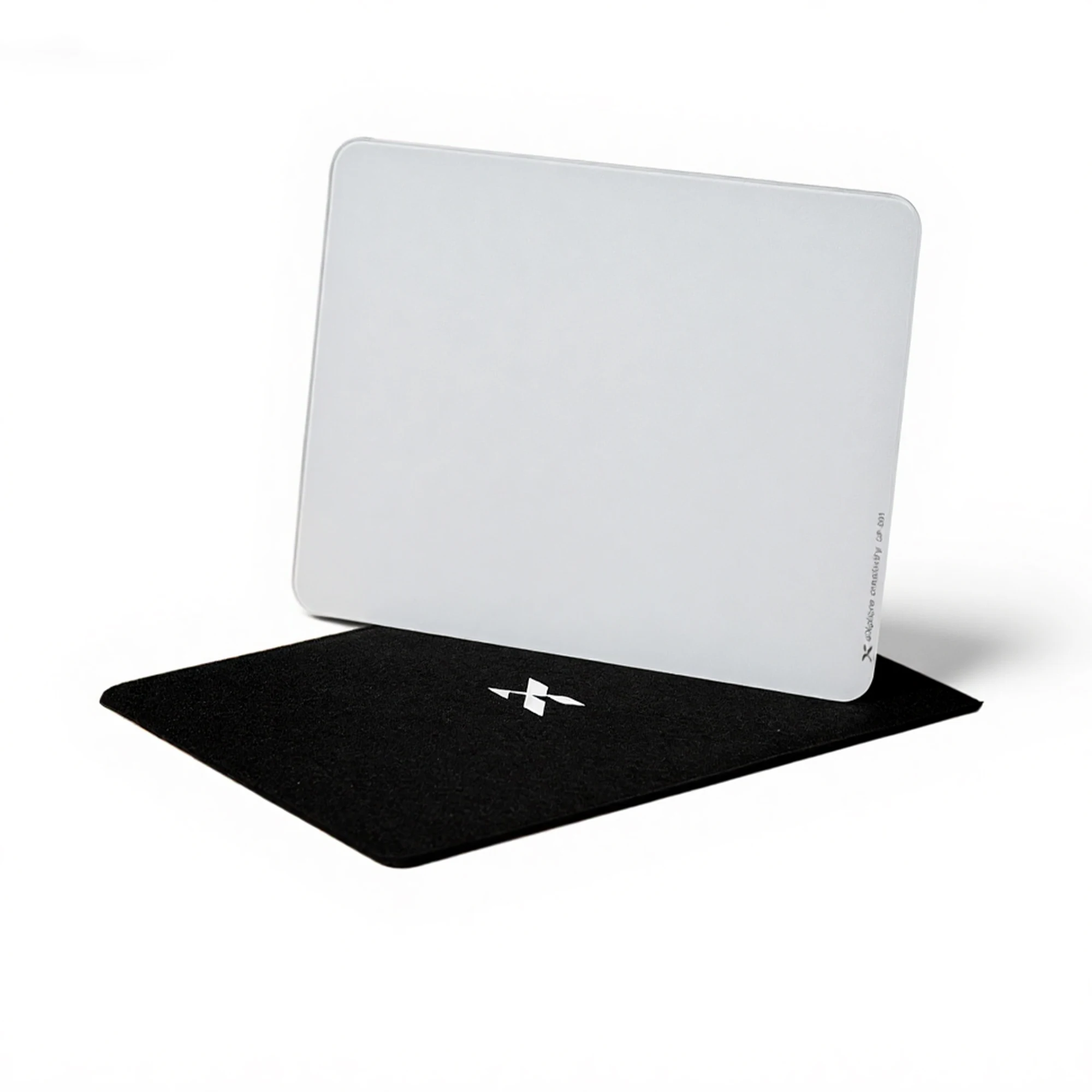 

XVX Small White Glass Gaming Mouse Pad - Anti-Slip, Wear-Resistant with Individual Packaging