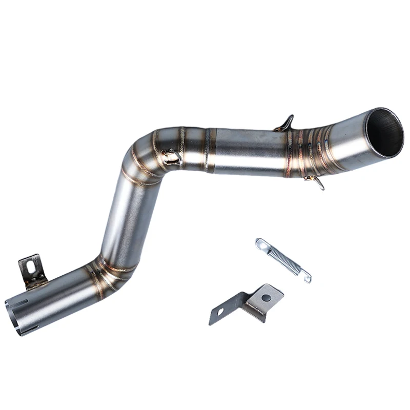 Slip On For Duke 125 200 390 RC390 2011-2016 Motorcycle Exhaust Middle Link Pipe Stainless Steel Modified Escape Muffler Tube - view 3