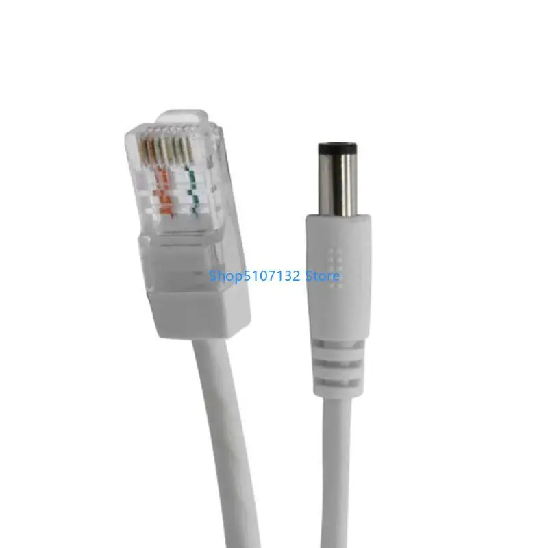 محول 87HD Poe Splitter ، 48 فولت إلى 12 فولت ، IEEE 802.3AF متوافق 10/100 ميجابت في الثانية حتى 100 متر لكاميرا المراقبة