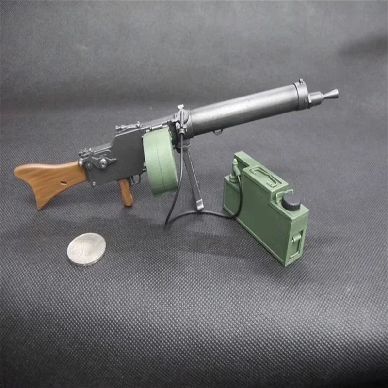 MG08-15 1/6 Scale Soldier Machine Gun Weapon Plastic Static Model Toy Fit 12'' Action Figure In Stock