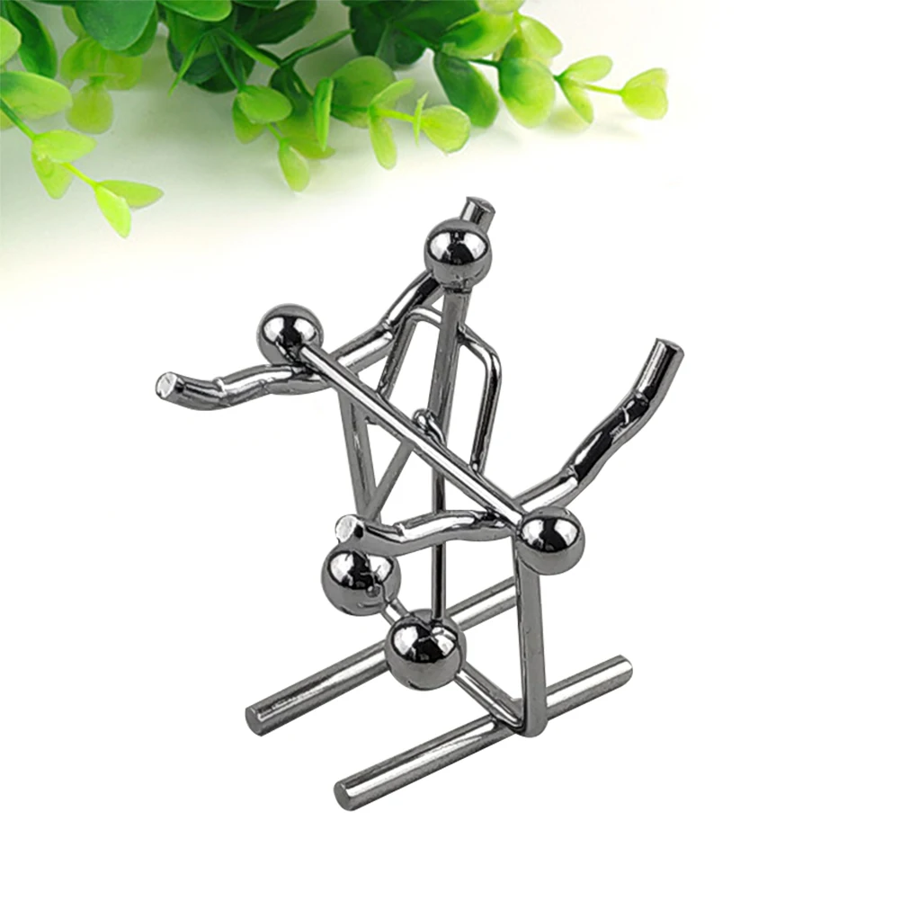 Evenwichtige bal tuimelaar decoratie metalen speelgoed balancerend bureau thuiskantoor gadgets ijzeren beeldje natuurkunde wetenschap geschenken