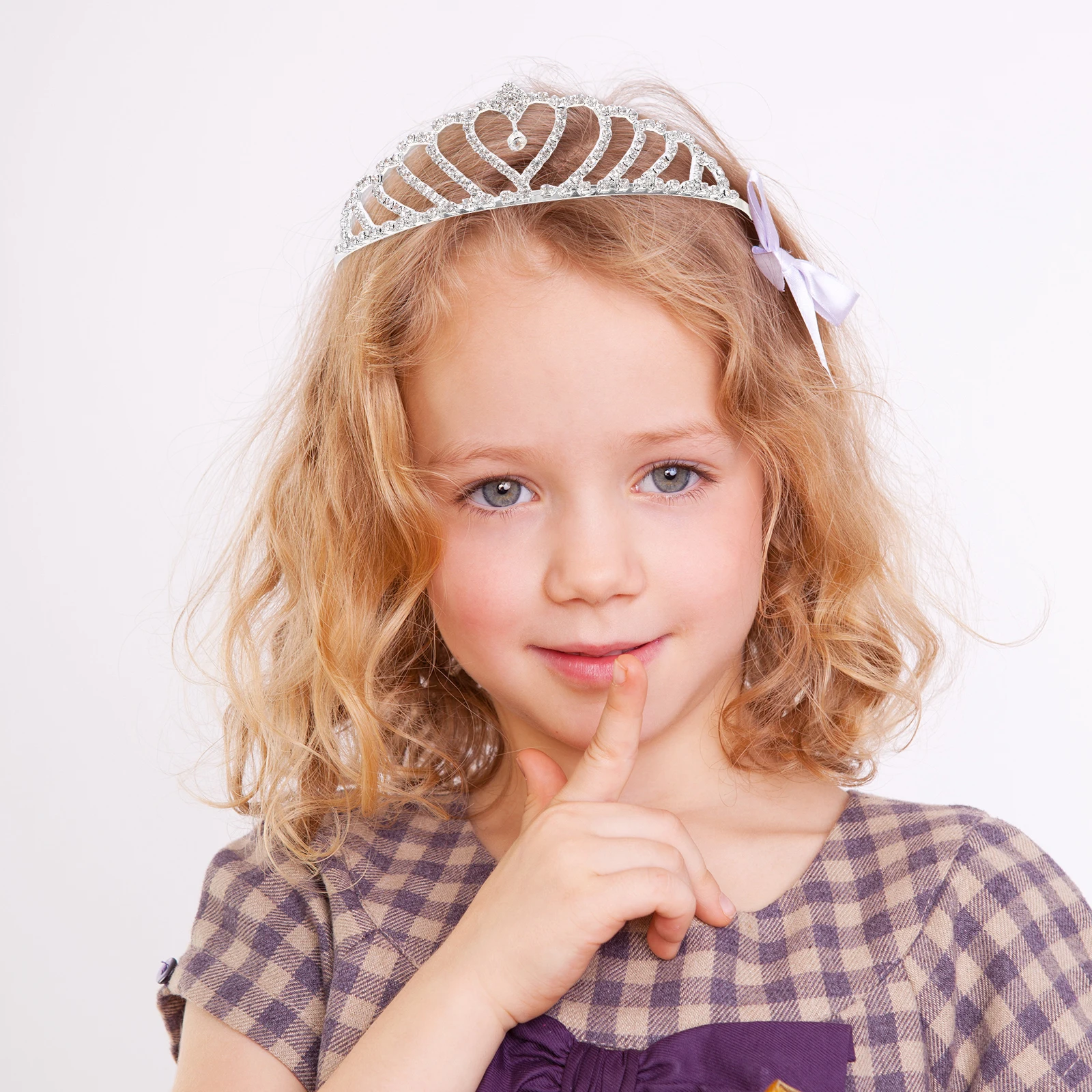 

Rhinestone Crown Kids Crystal Headpiece Tiara Headbands Girls Child Luxury Durable Performance Prom Parties Birthdays Pageants