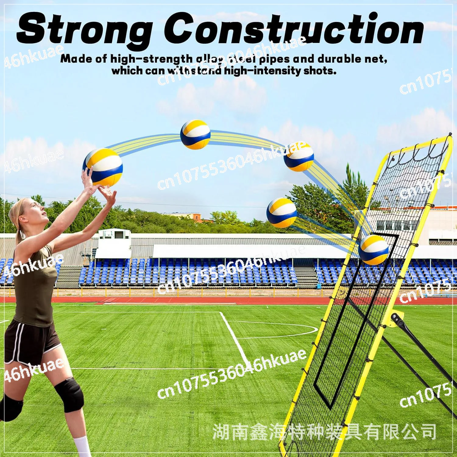 Portable volleyball net, easy to disassemble, easy to practice outdoor beach training in the rain