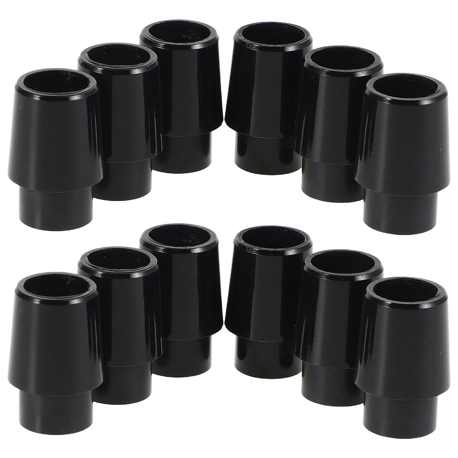 

12Pcs Iron Rod Golf Ferrules Rubber Shaft Sleeves Wear Resistant for Stable Performance in Tournament Practice Play