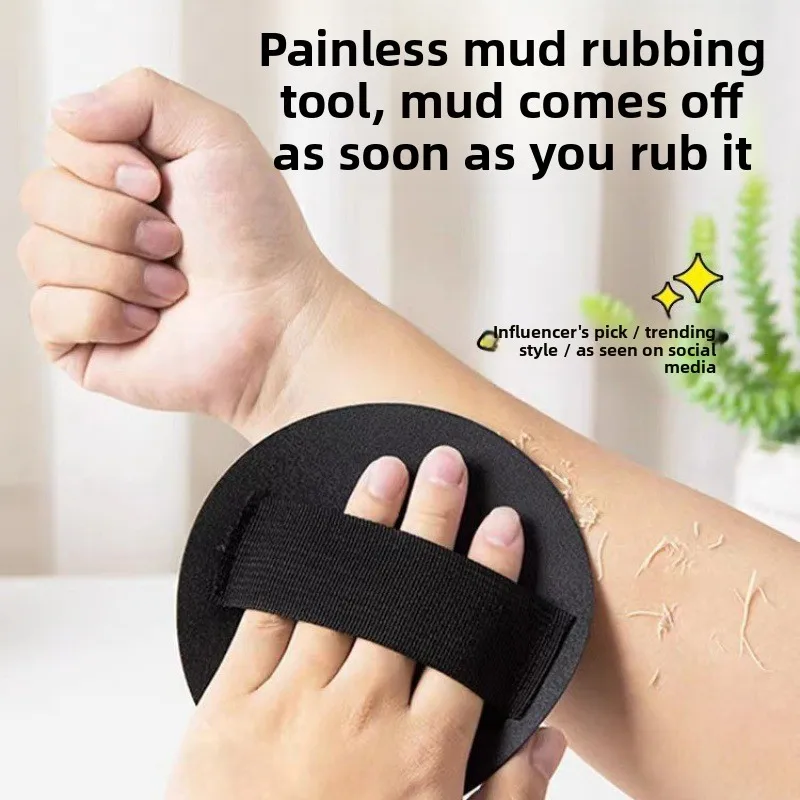 

Артефакт растирания ванны, кожа черного торта для ванны, отшелушивание, банное полотенце, специально для растирания ванны, безболезненная грязь