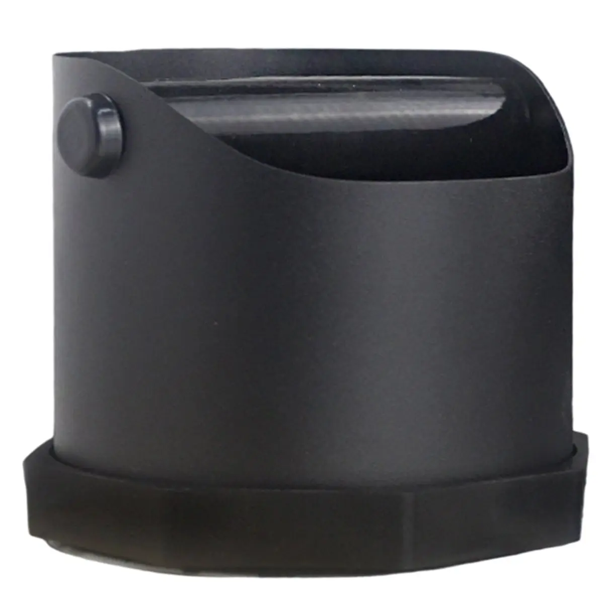 Espresso Knock Box,Coffee Grounds Bin 1600 Ml Stainless Steel Espresso Grounds Boxes,Coffee Waste Container Matte Black